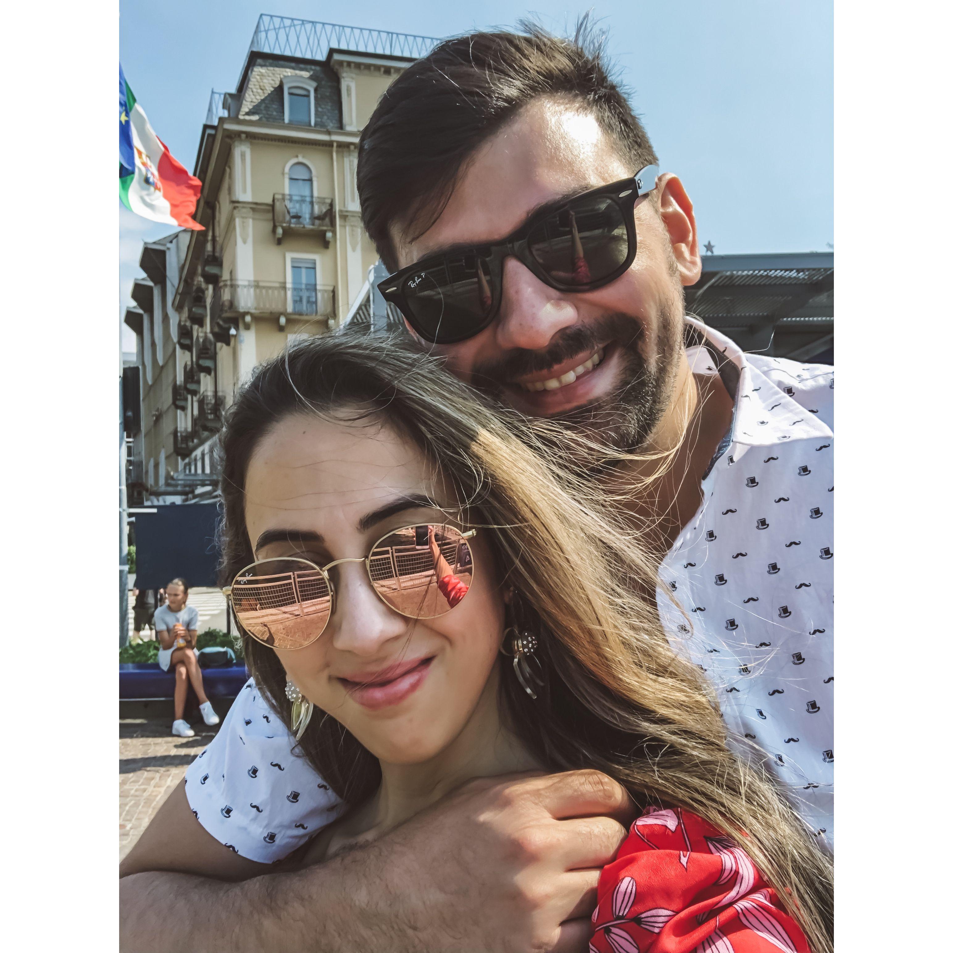 In Lake Como, Italy - July 2019