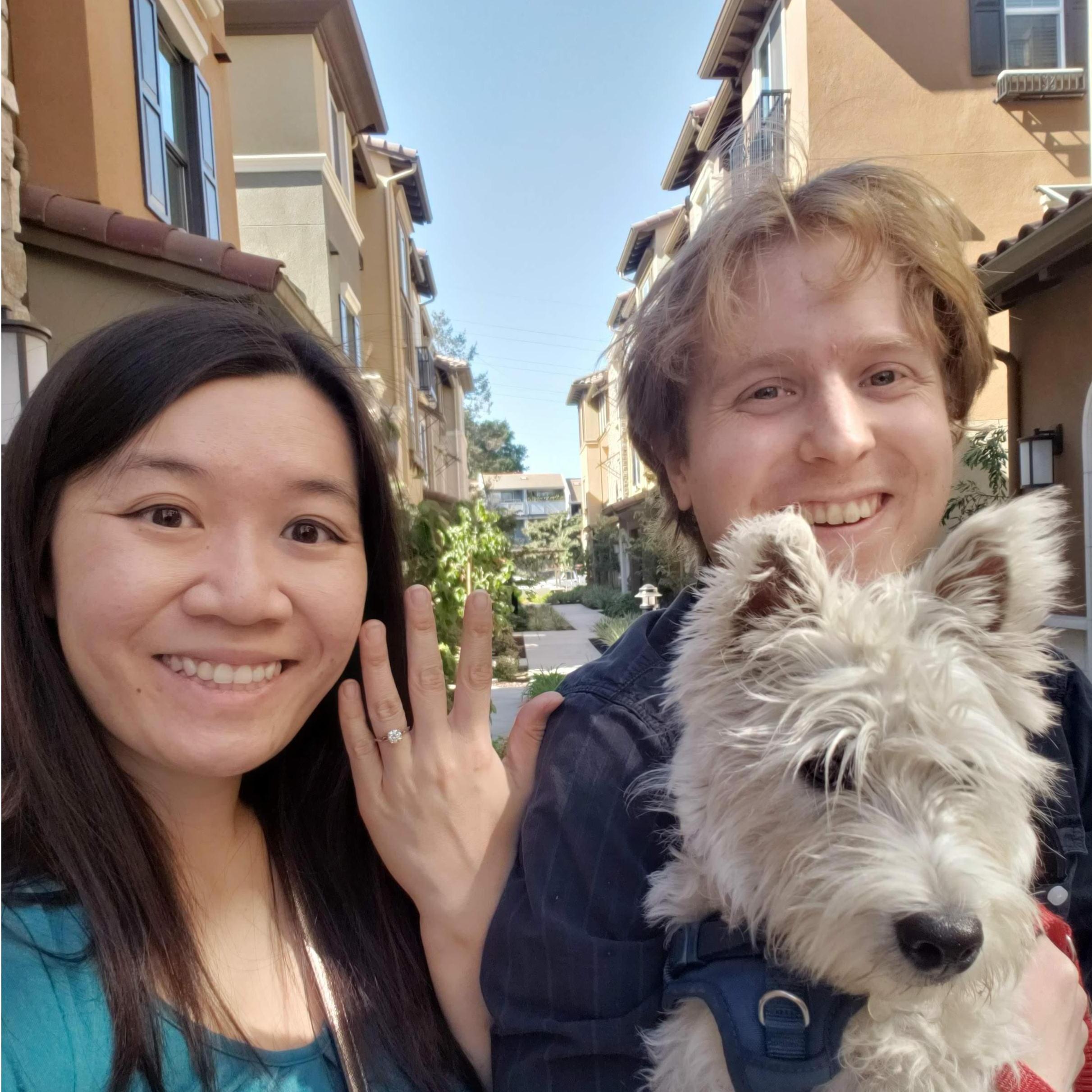 We got engaged!