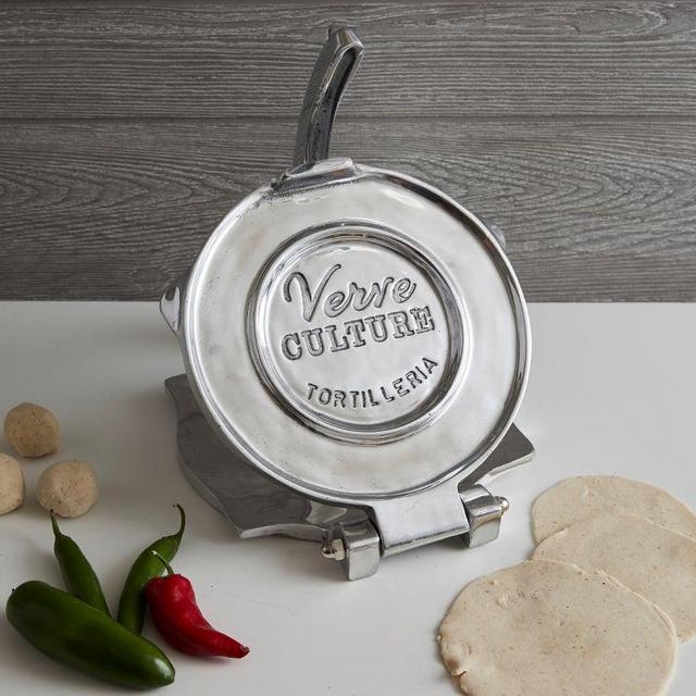 Verve Culture XL Tortilla Press - Polished Aluminum