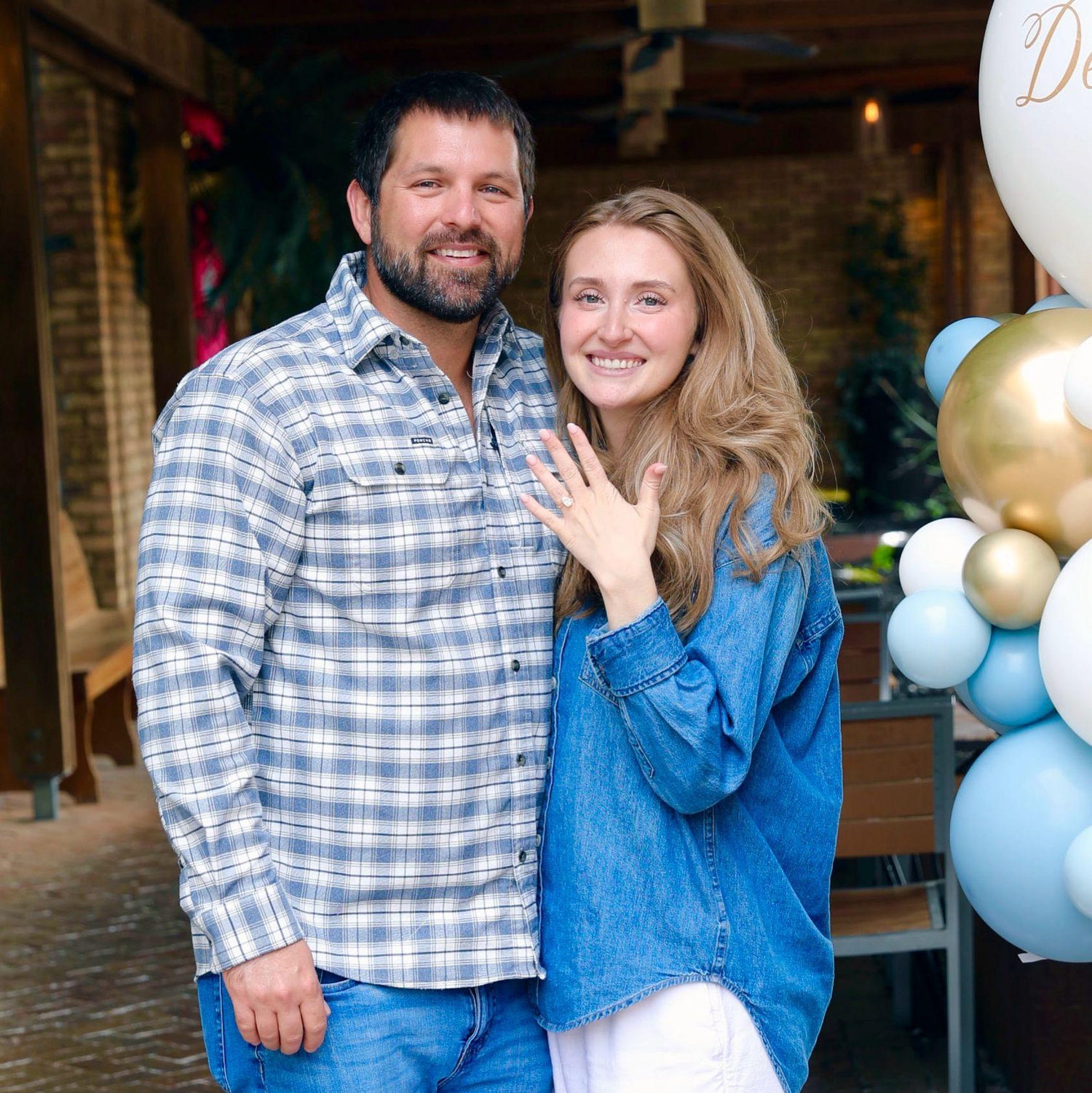 The day Denny proposed!