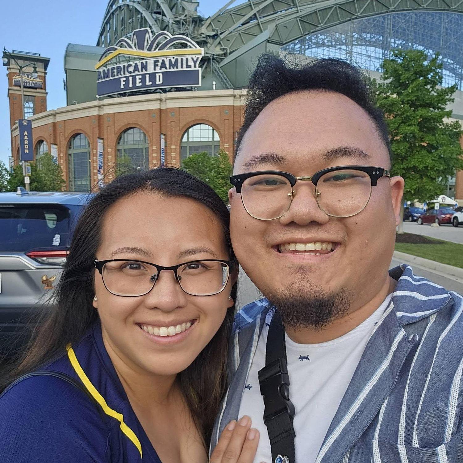 Our first Milwaukee Brewers Game