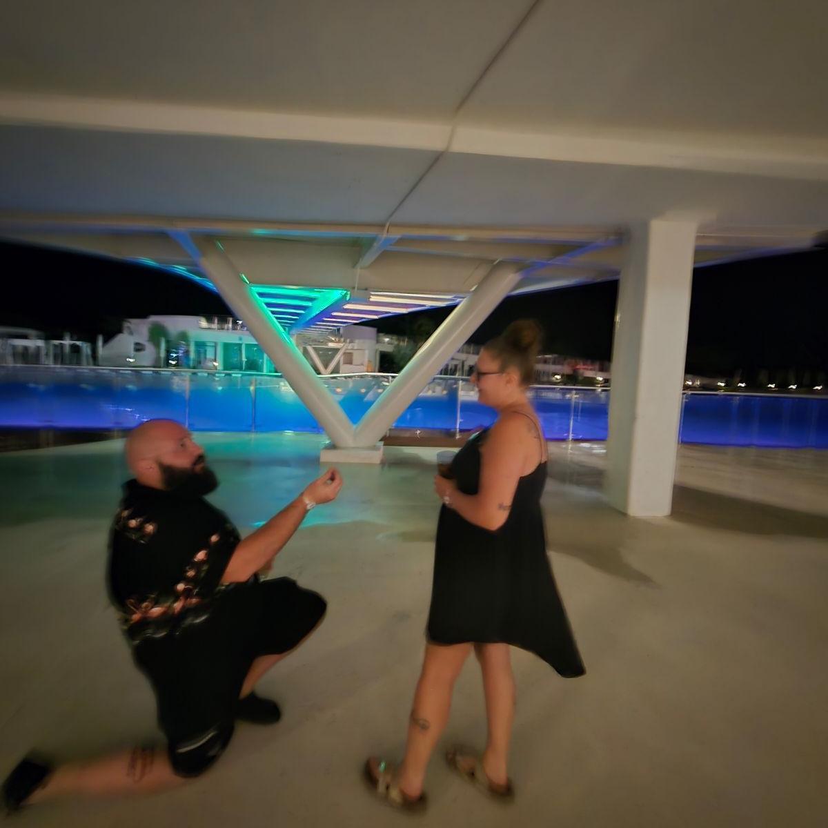 She said yes!