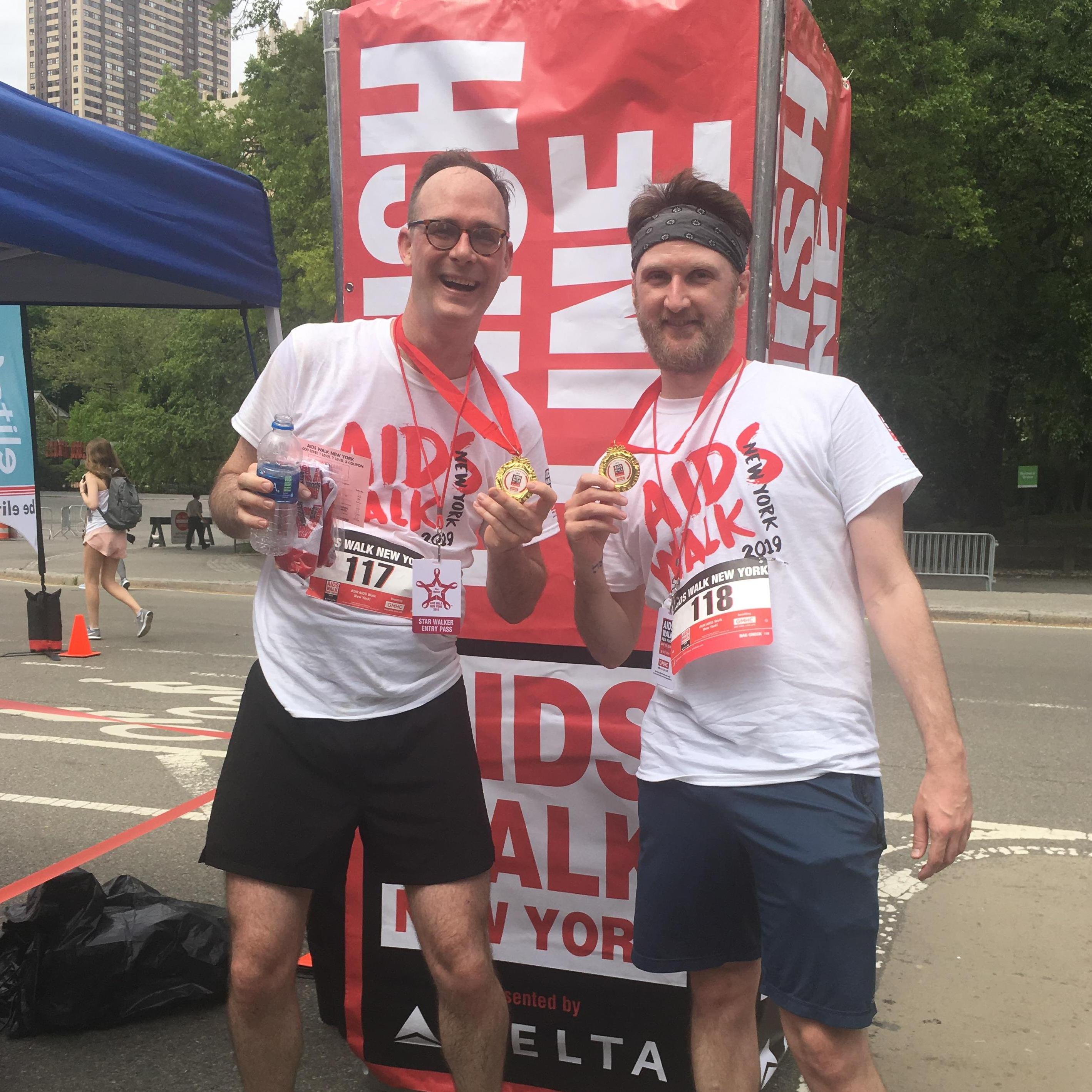 Raising money to fight AIDS, and staying healthy!