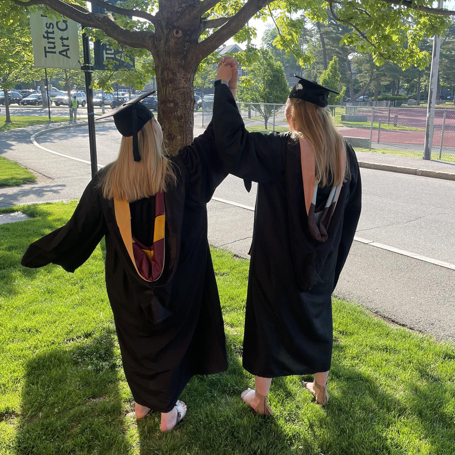 We both graduated with our Masters' Degrees in 2022; Kellie from Boston College and Jordan from Tufts.