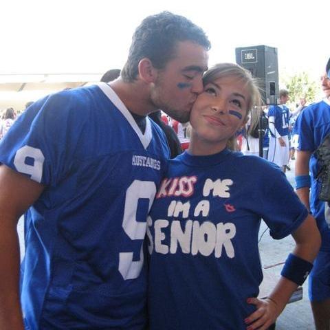 Pep- rally day, Senior year of High school, 2008.