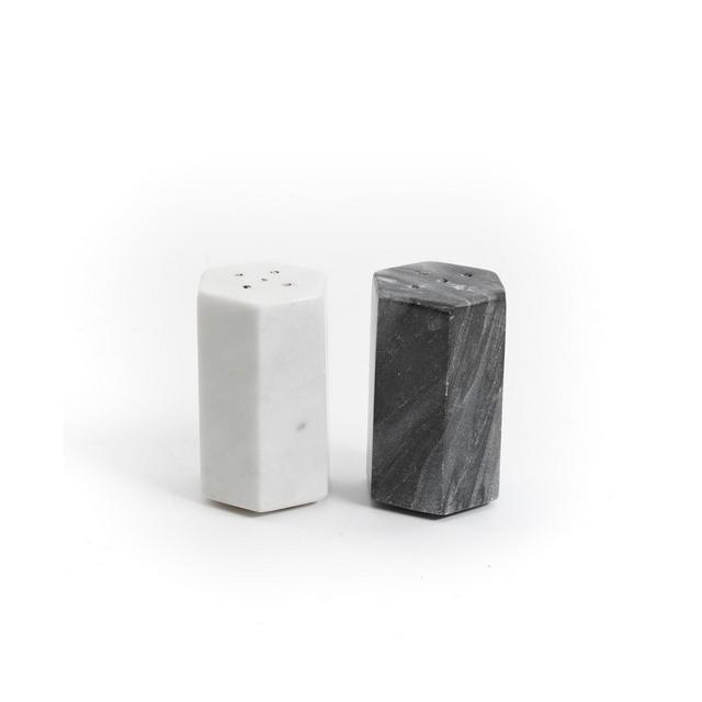 Gibson Laurie Gates Marble Salt & Pepper Set