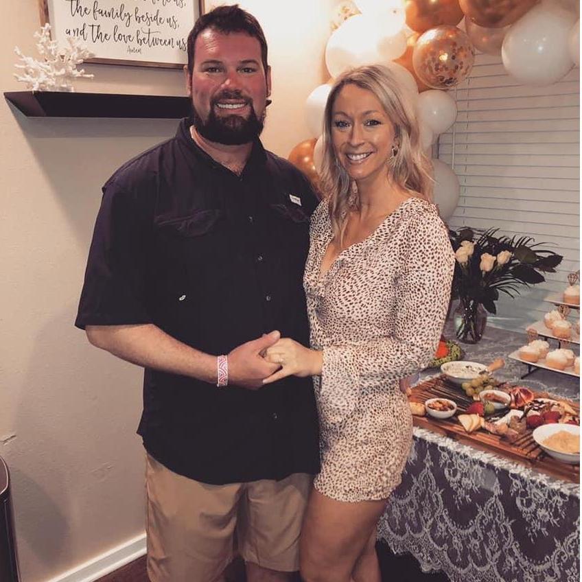 Our engagement party. Surrounded by so much love