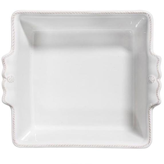 Juliska Berry & Thread Square Baker - Whitewash