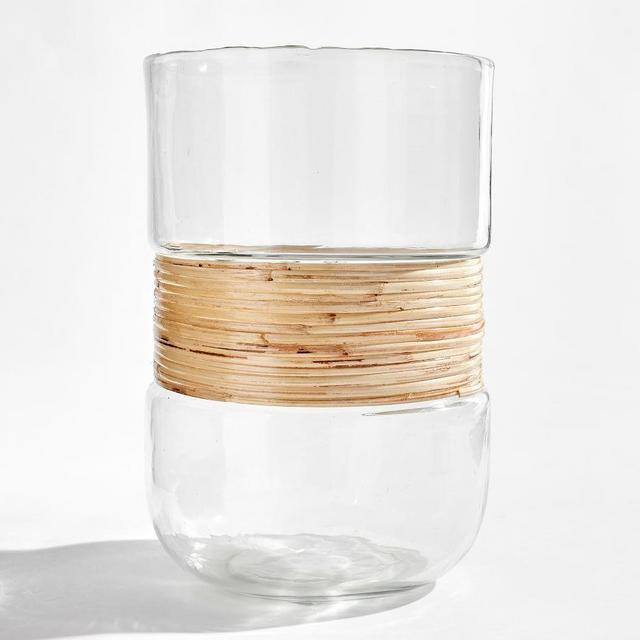 Palm Rattan Hurricane, Natural, Large 8X12