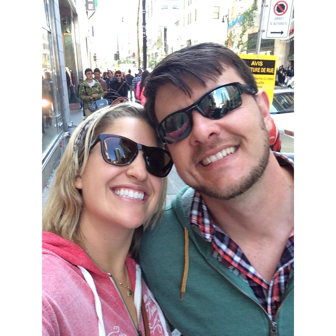 Dan surprised Brittany with a Birthday trip to Montreal!