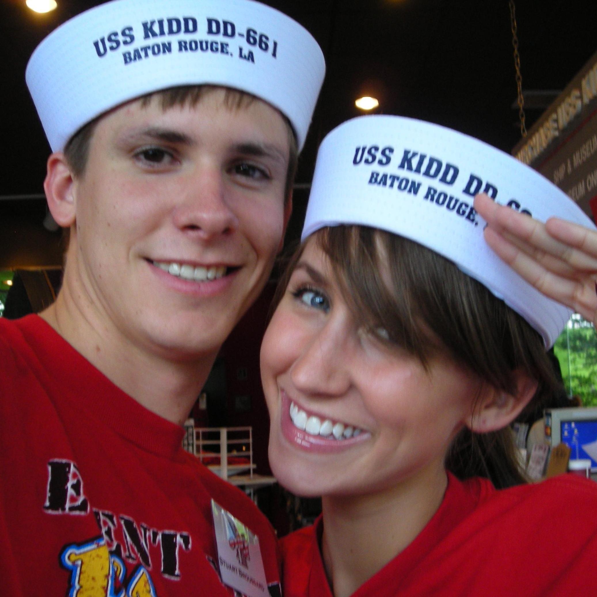 Volunteering at the U.S.S. Kidd for 4th of July