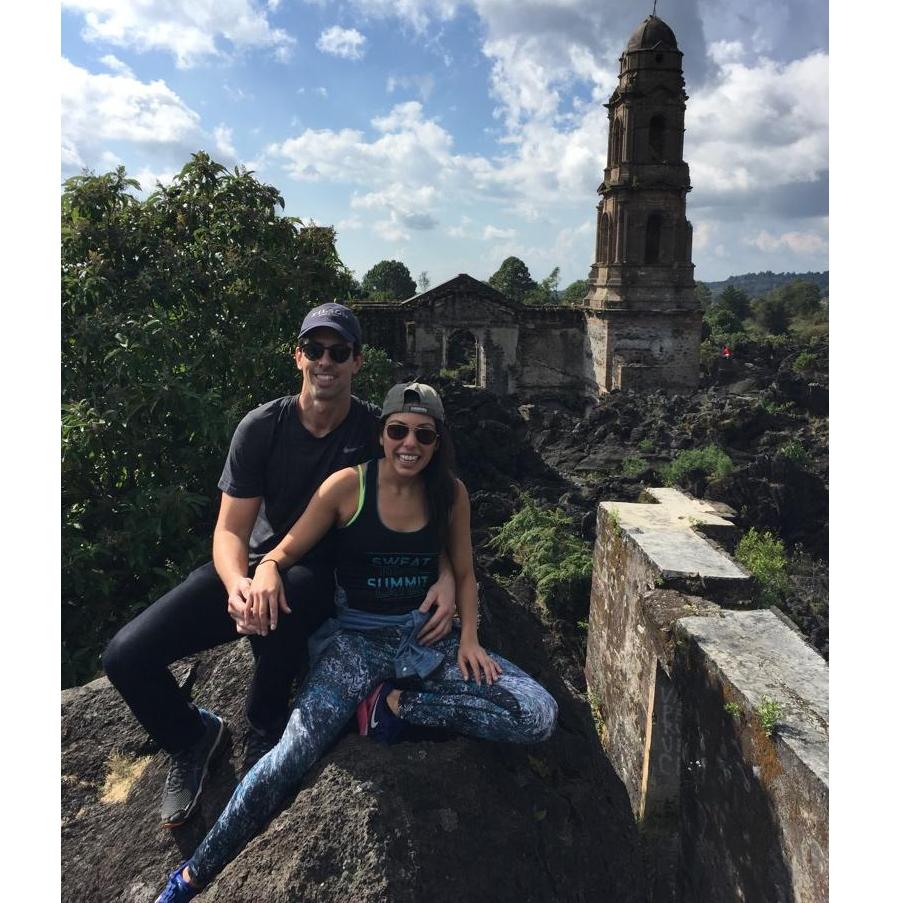 Climbing mountains of Lava in Parangaricutirimicuaro, Michoacan (say that 3 times fast!)