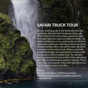 Safari Truck Tour