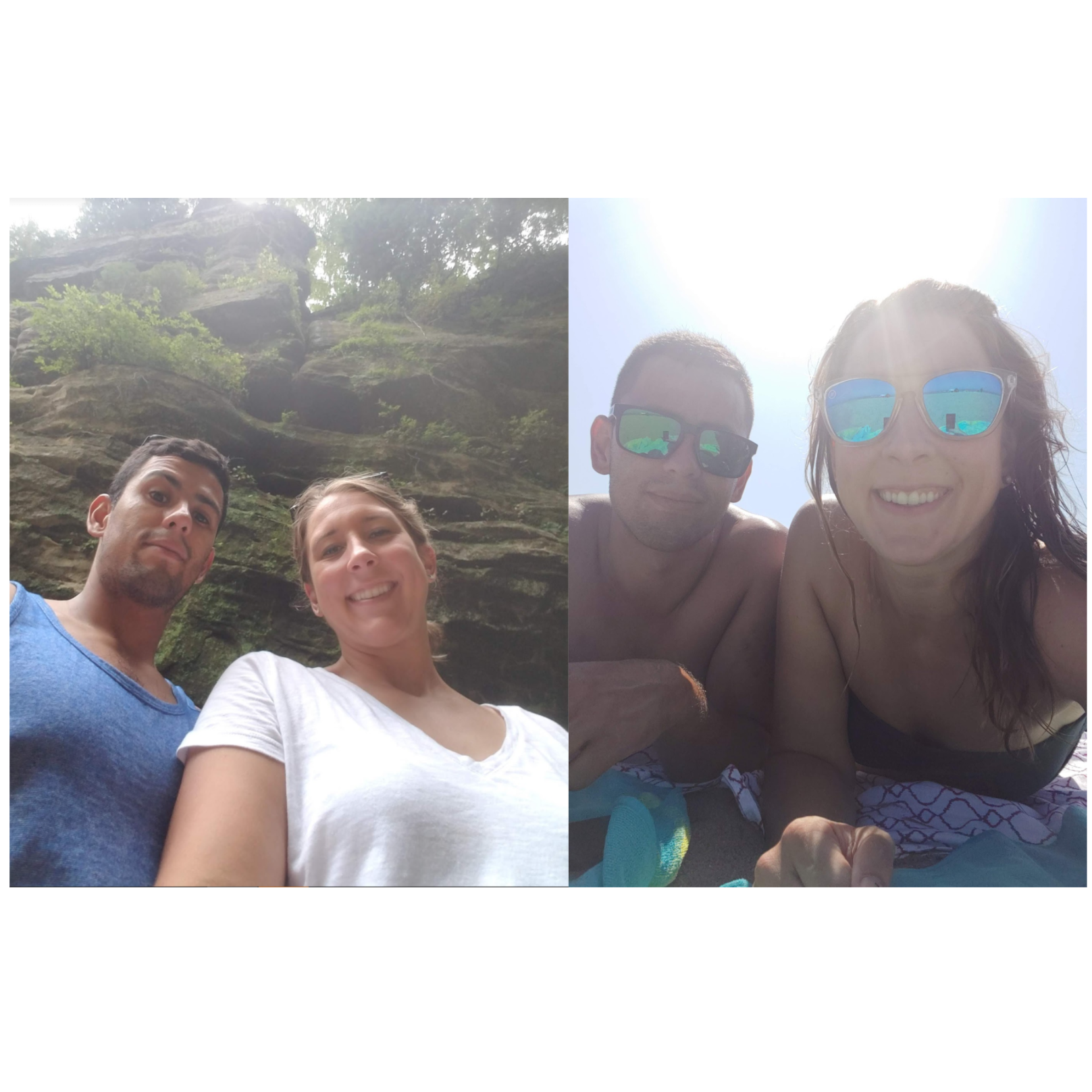 Snapped pics of us doing a few of our favorite things!