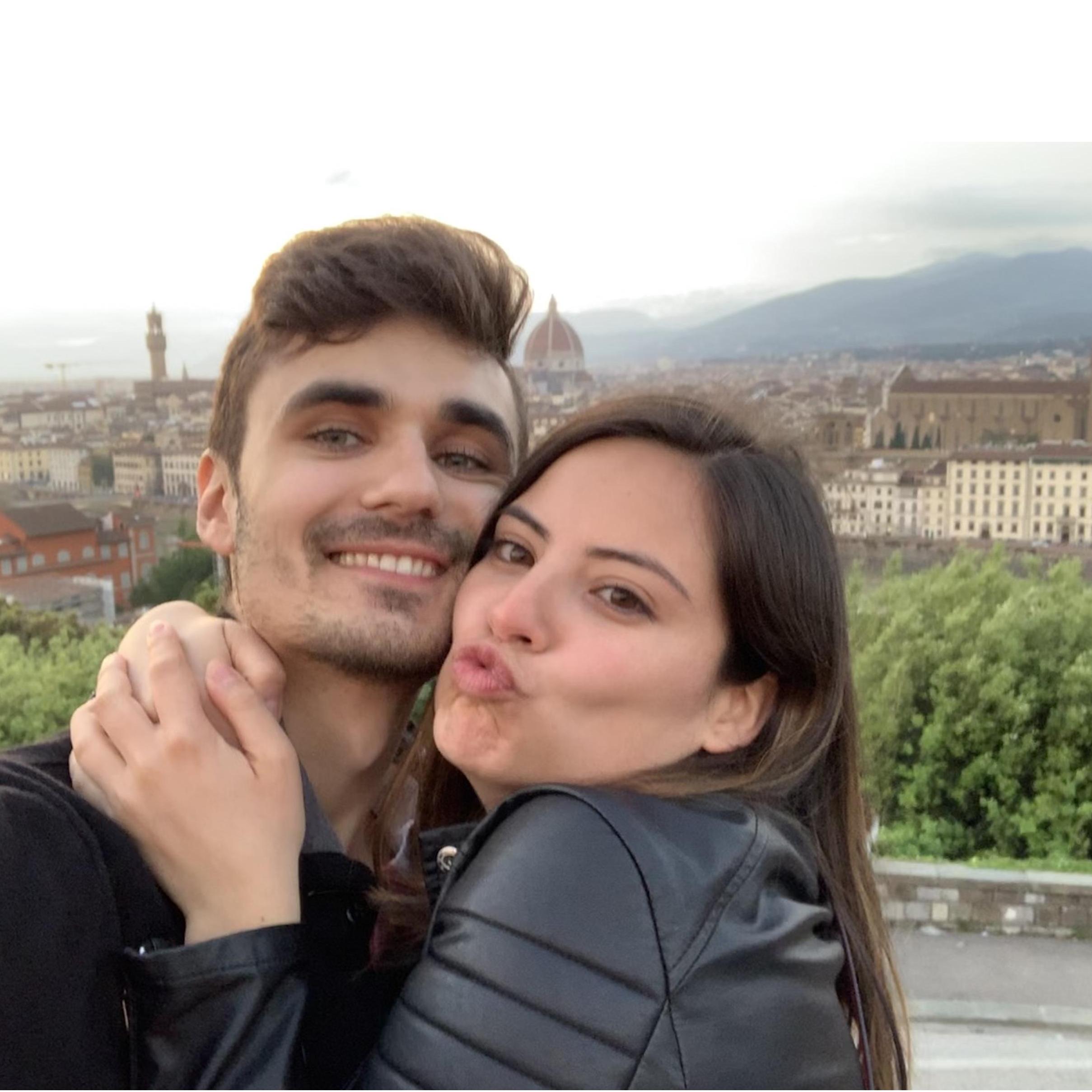 Guillaume's first time in Italy!
