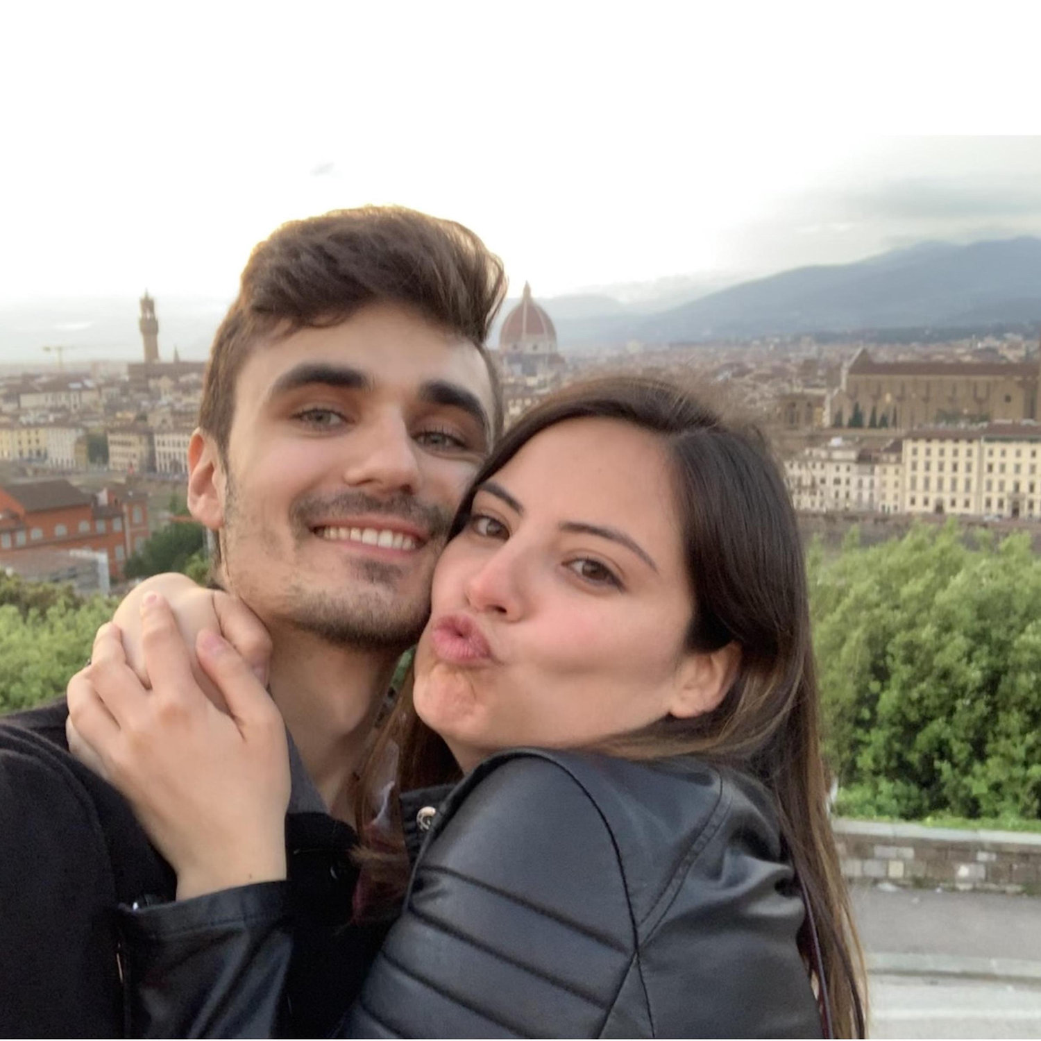 Guillaume's first time in Italy!