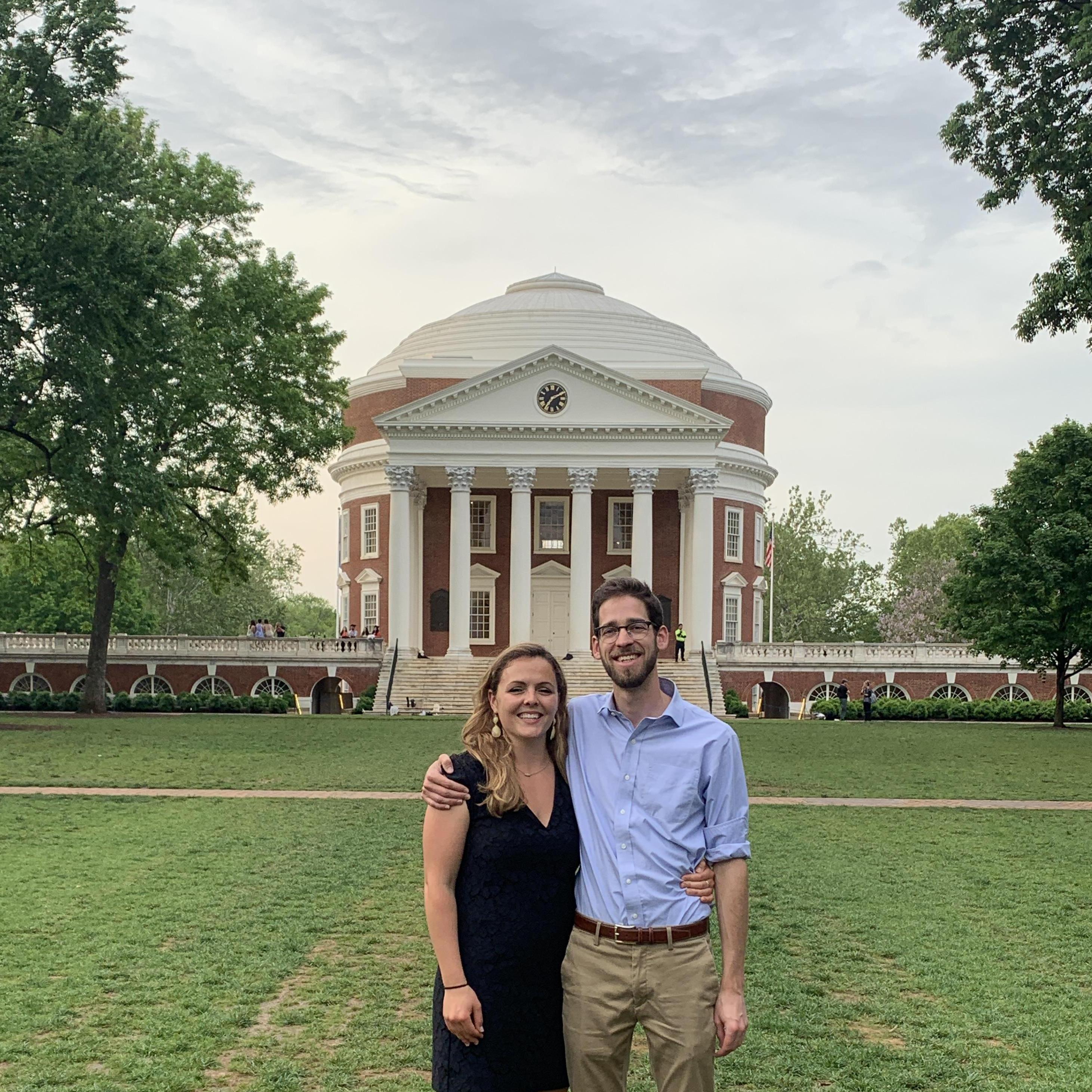 University of Virginia Rotunda, shortly before we graduated, May 2019