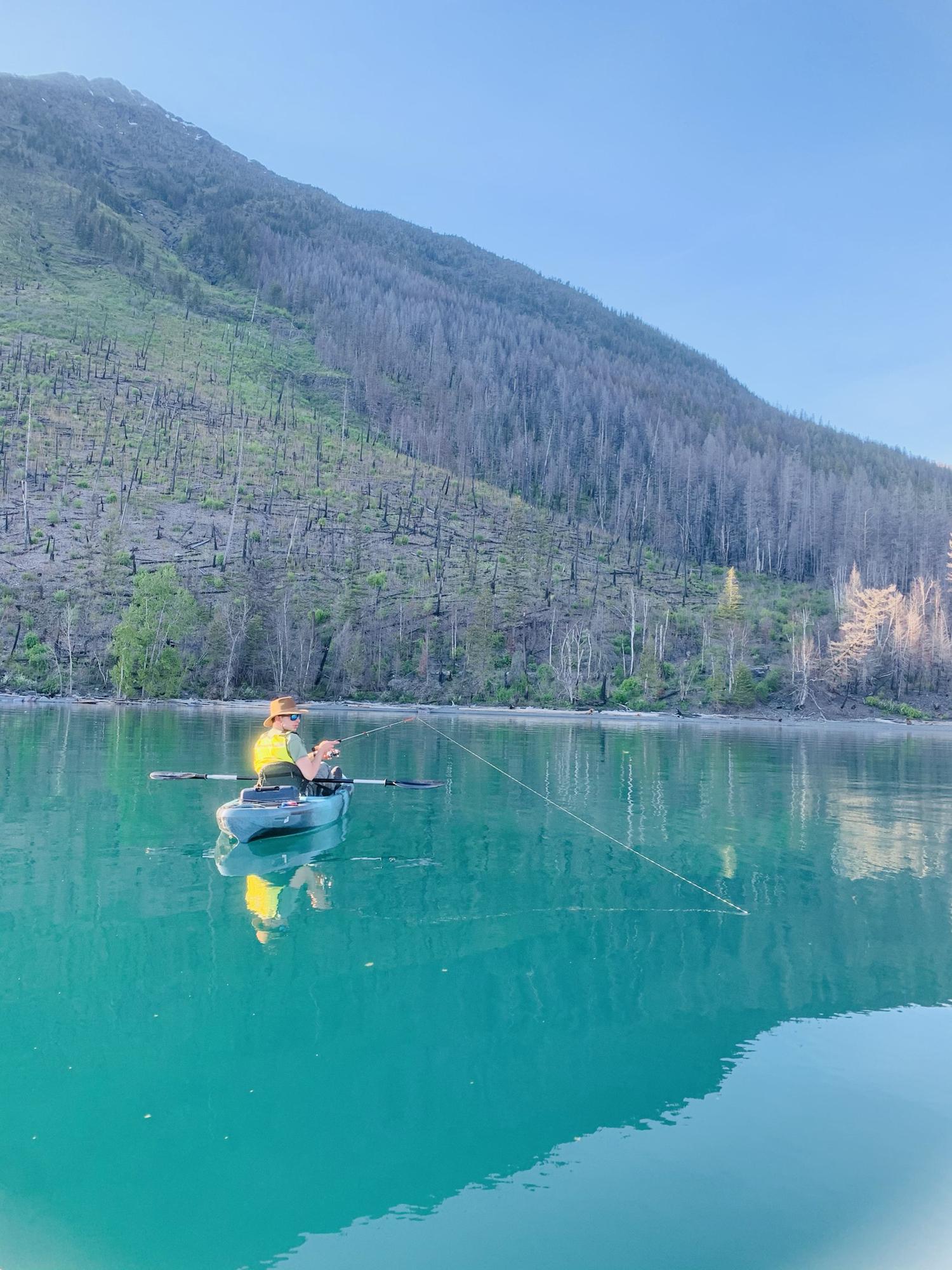 He didn’t catch any 😁