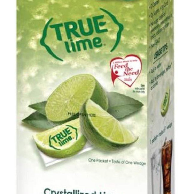 TRUE LIME Water Enhancer, Bulk Dispenser Pack (100 Packets) | Zero Calorie Unsweetened Water Flavoring | For Water, Bottled Water & Recipes | Water Flavor Packets Made with Real Limes