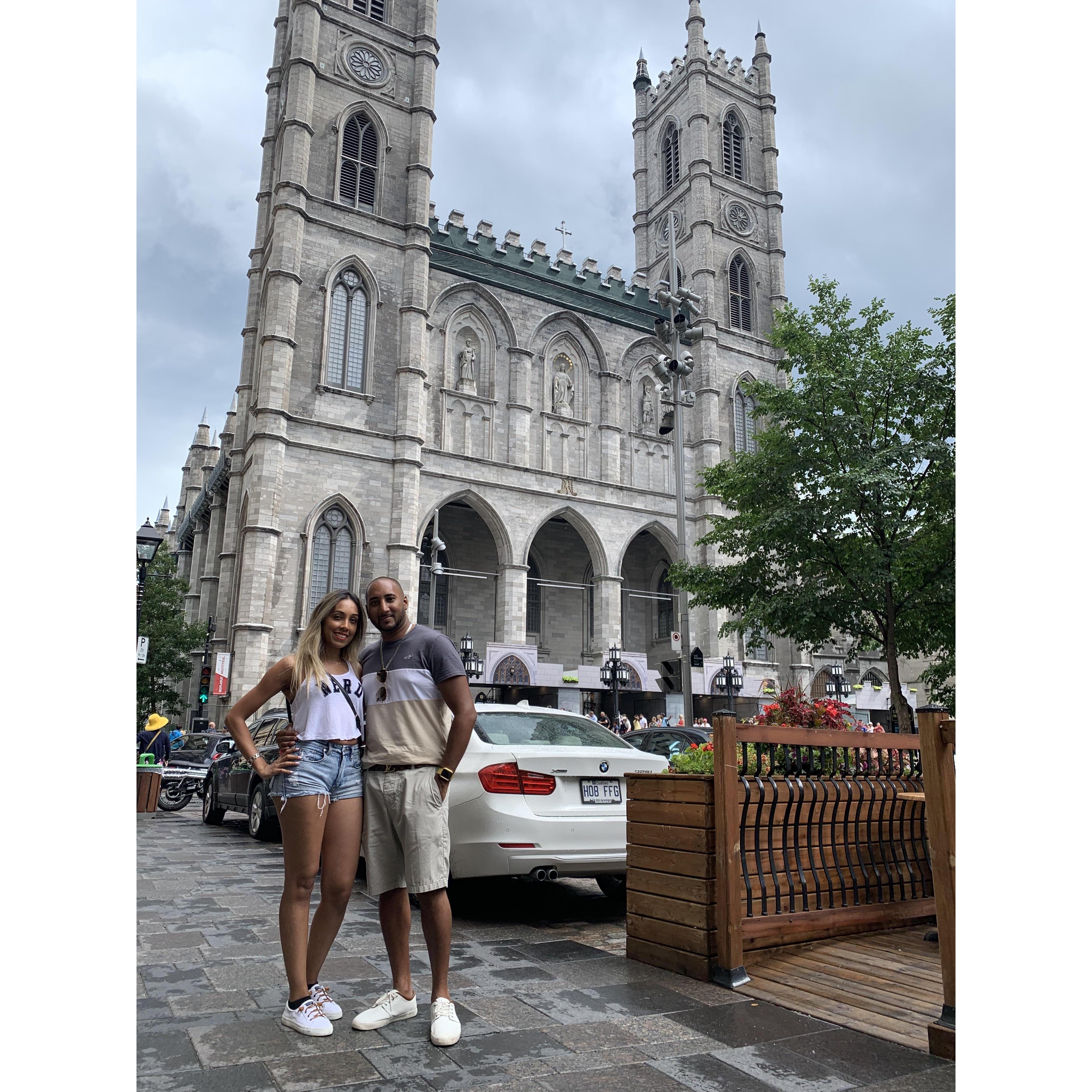 Checking out the sights and history in Montreal, Canada.