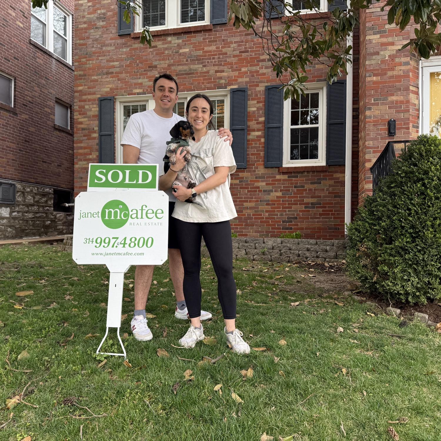 Our first home together!