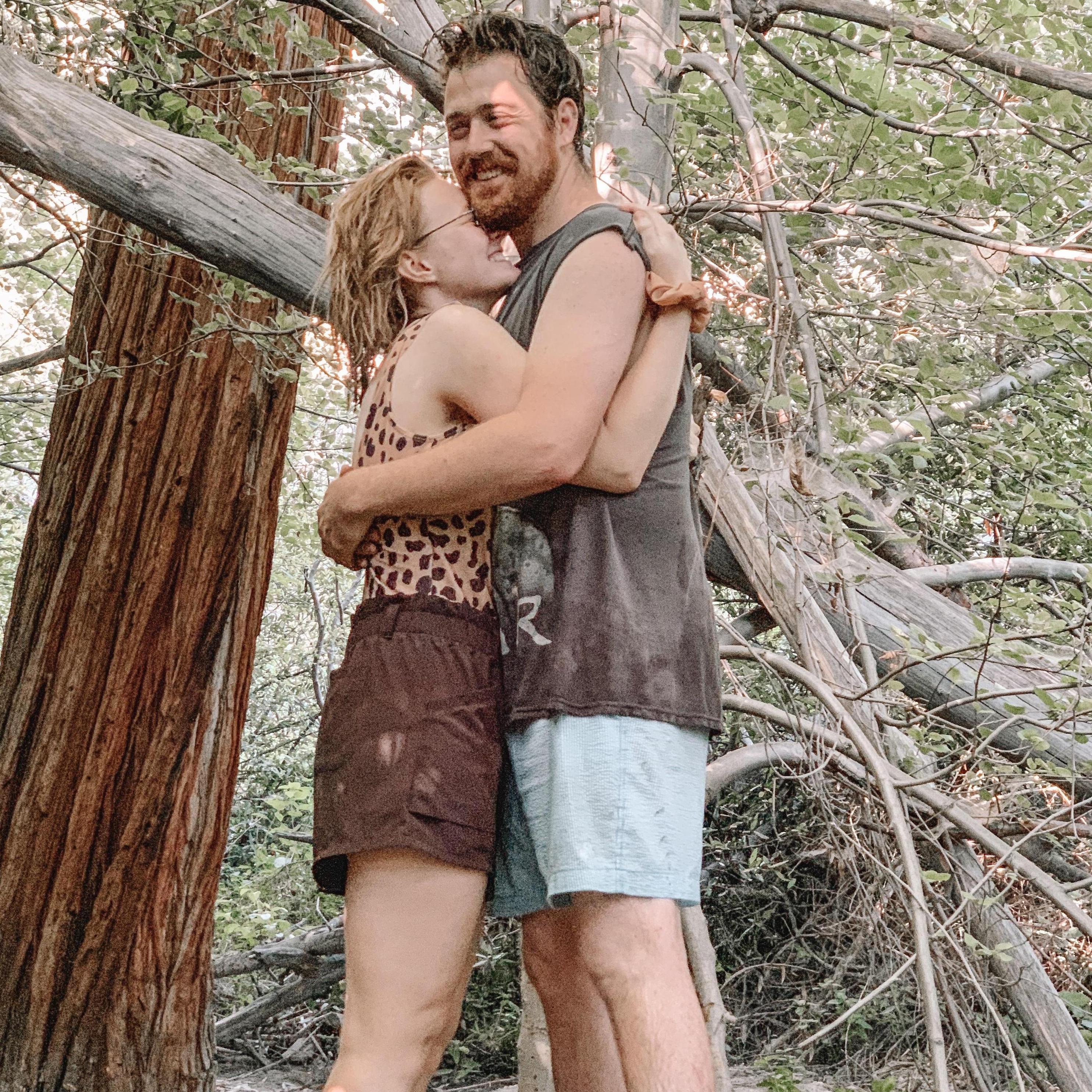 Camping in Angeles National Forest.