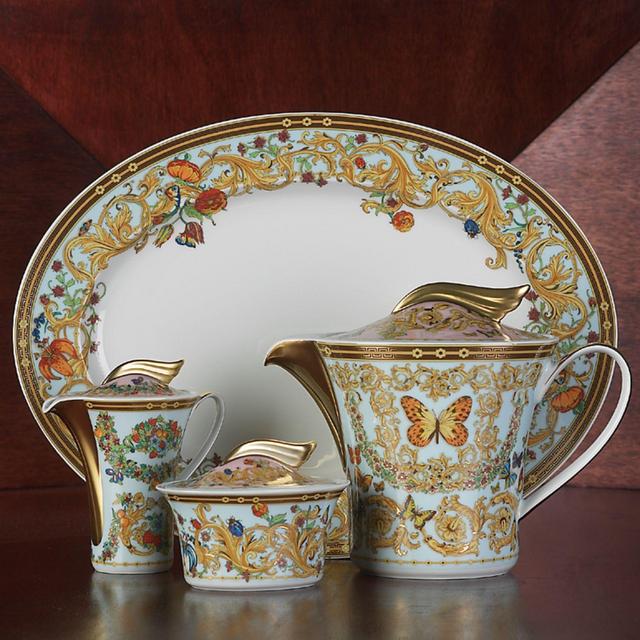 Rosenthal Meets Versace Butterfly Garden Sugar Bowl
