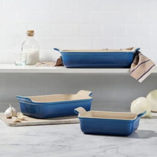 Set Bandejas Rectangulares Heritage (19cm, 26cm & 32cm) Le Creuset