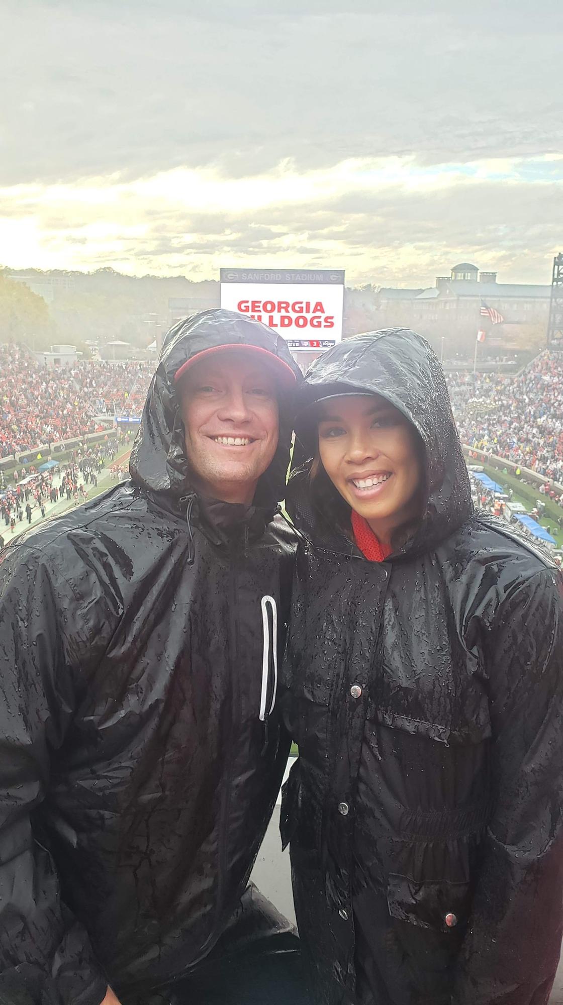 Tiffany’s first Georgia Bulldog game!