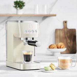 CASABREWS 3700 Essential Espresso Machine 20 Bar, Stainless Steel Coffee Maker with Steam Milk Frother, Espresso Coffee Machine Cappuccino Latte Machine with 43.9oz Removable Water Tank, Creamy