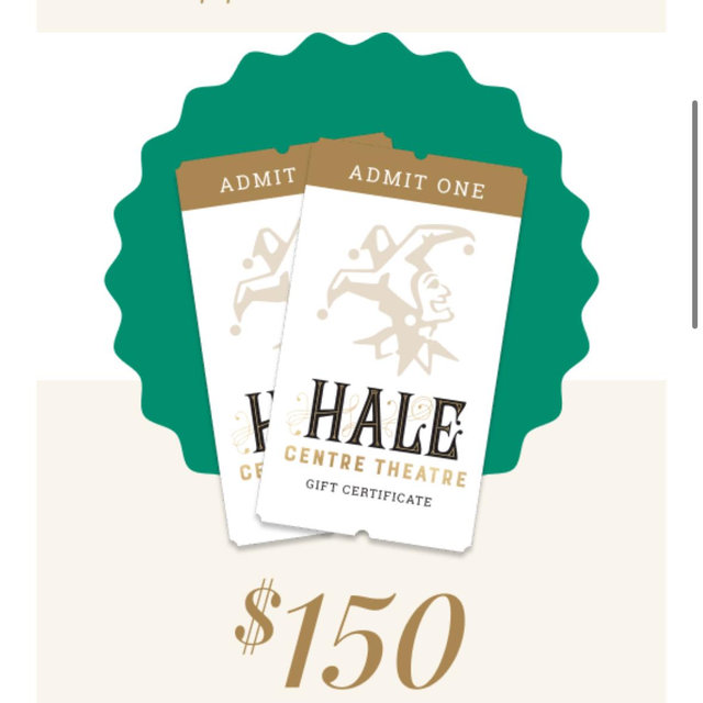 Hale theater gift certificate