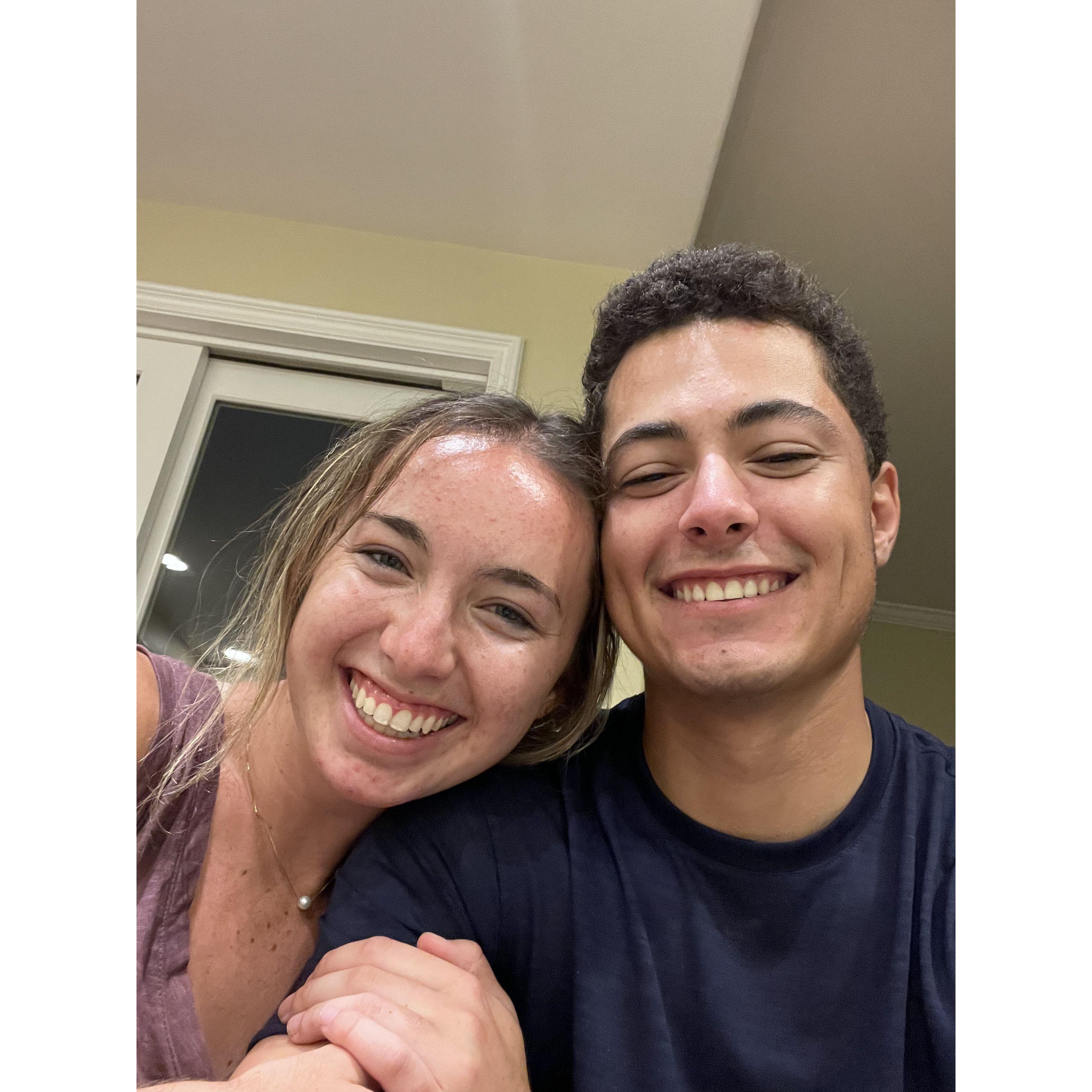 Our first picture together!