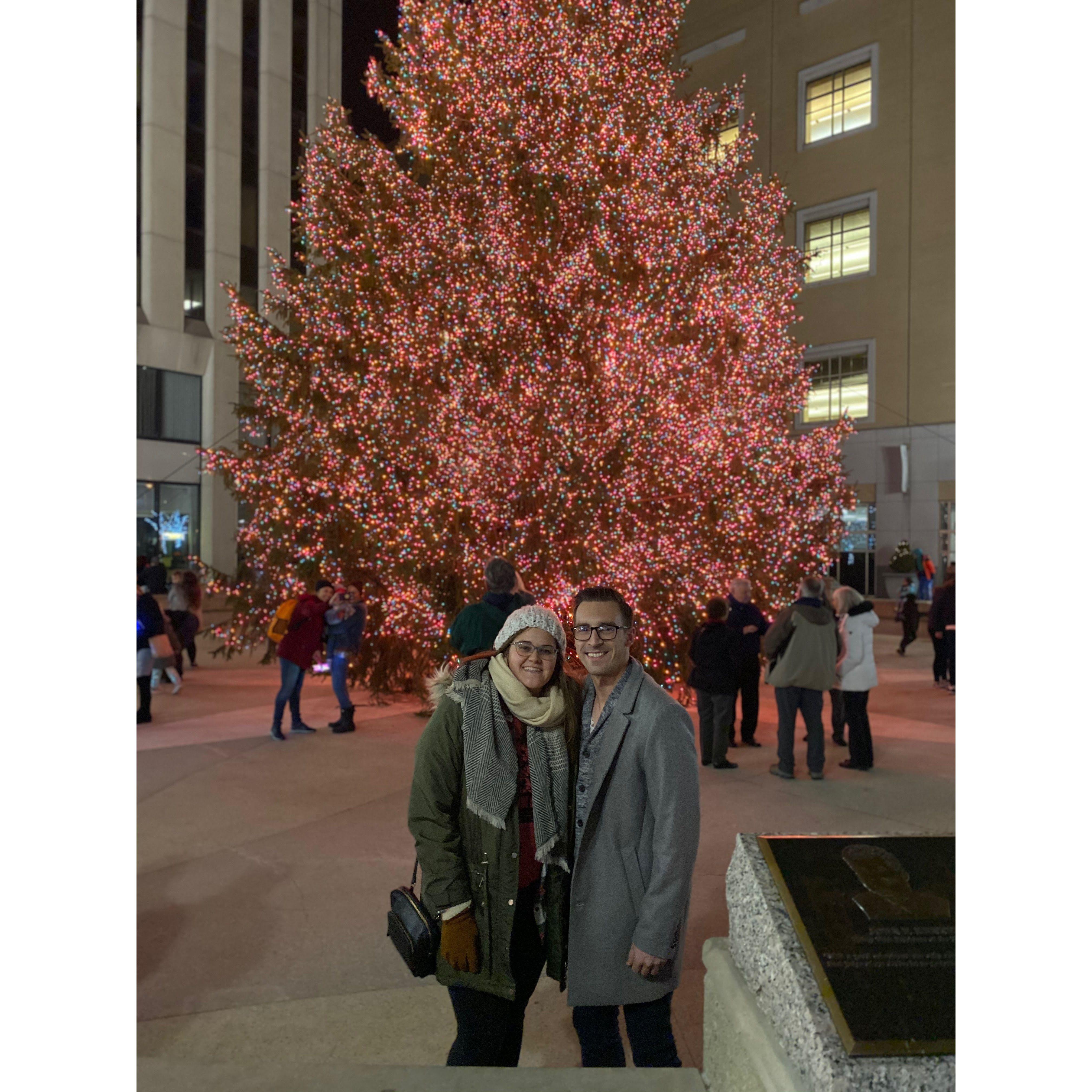 First tree lighting