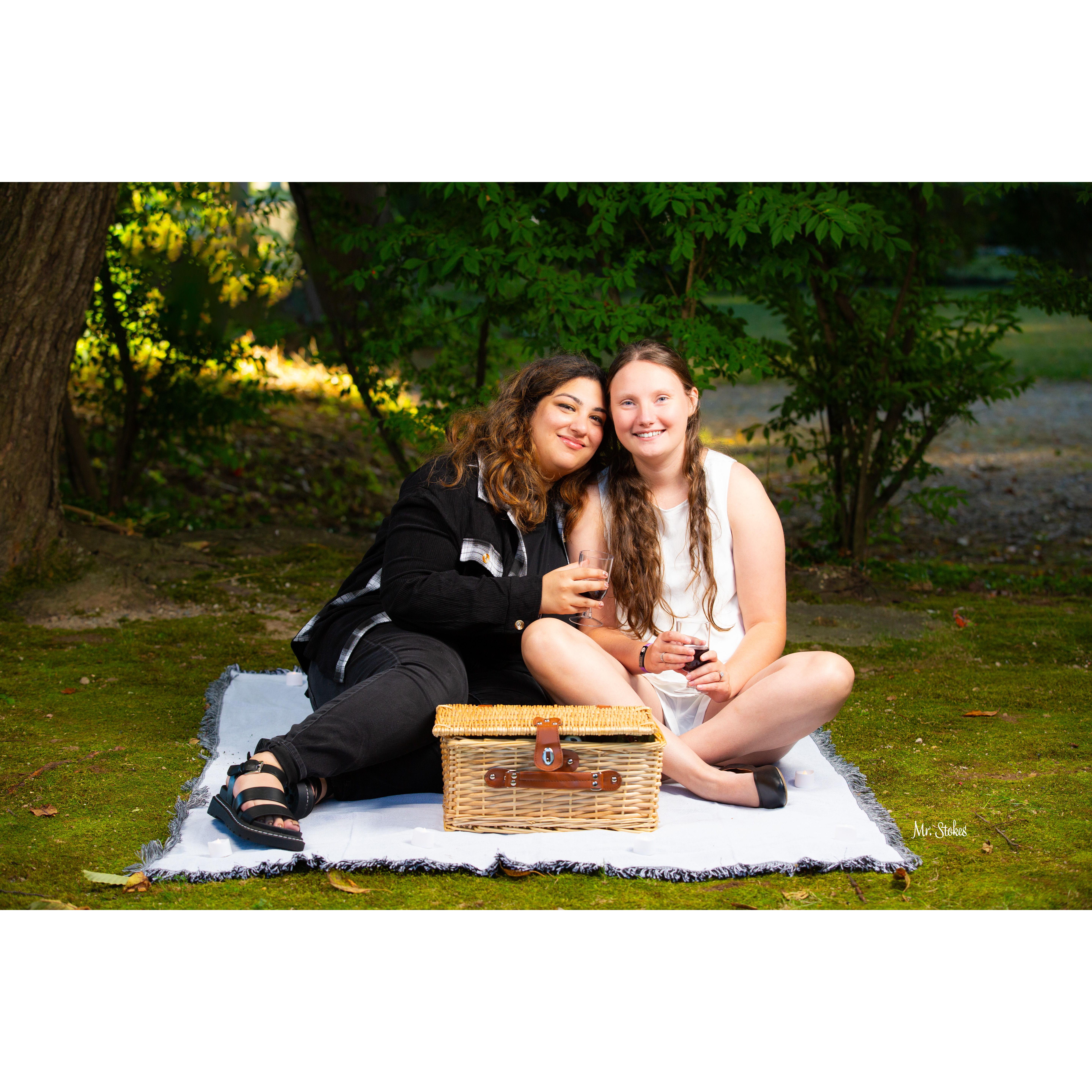 Fun photo from our engagement photoshoot