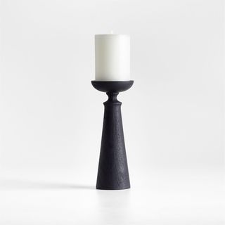 Izumo Ebonized Wood Pillar Holder