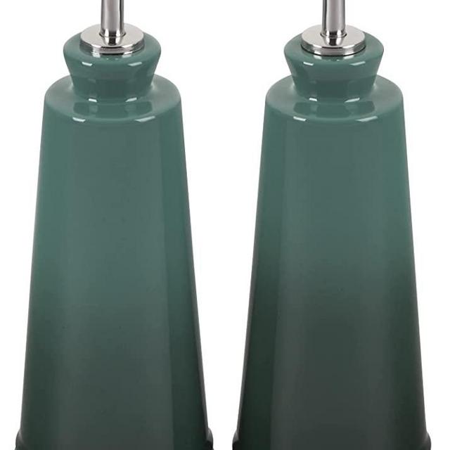 Le Creuset Signature Stoneware Oil & Vinegar set, 10 oz. each, Artichaut