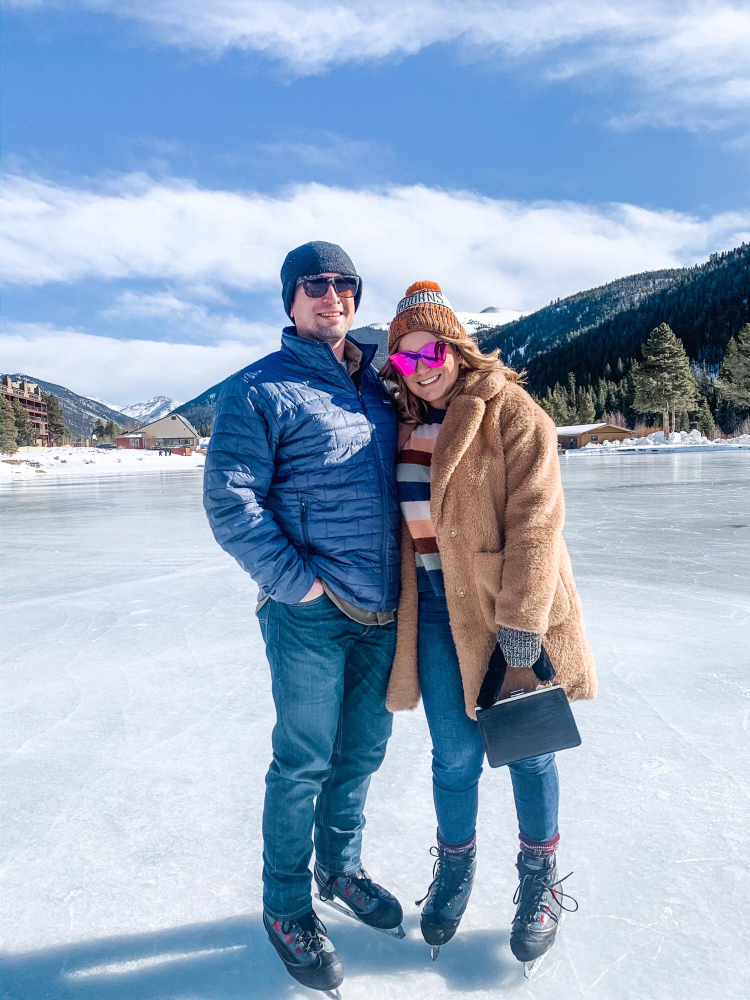 Ice skating in Colorado