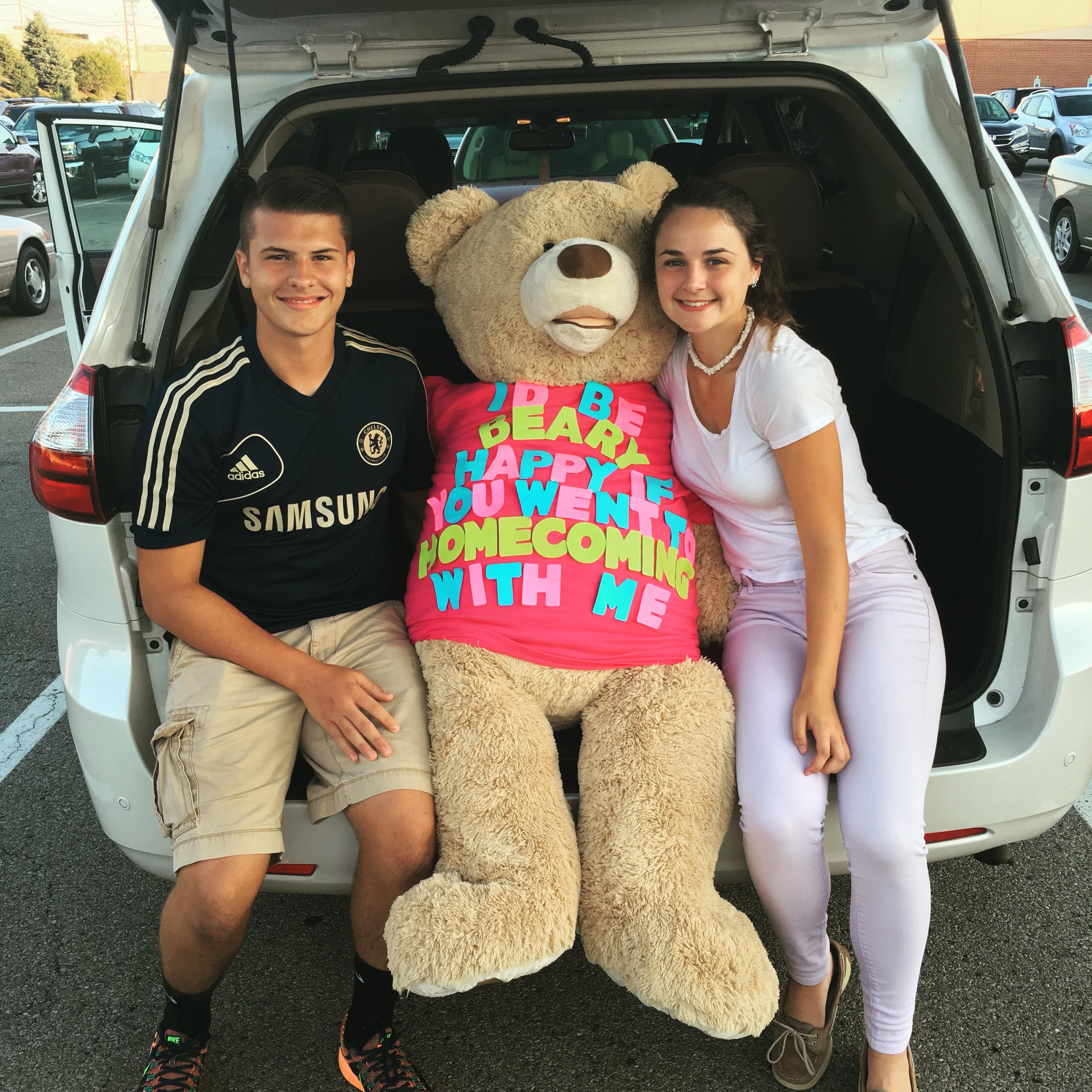 First picture together - when Ian asked Cassidy to homecoming in 2016!
