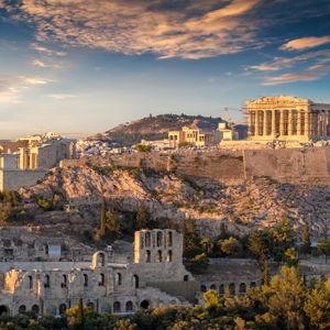 Dinner for Two in Athens, Greece