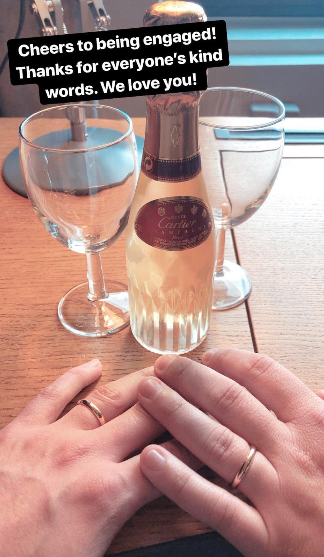 Engaged in London!