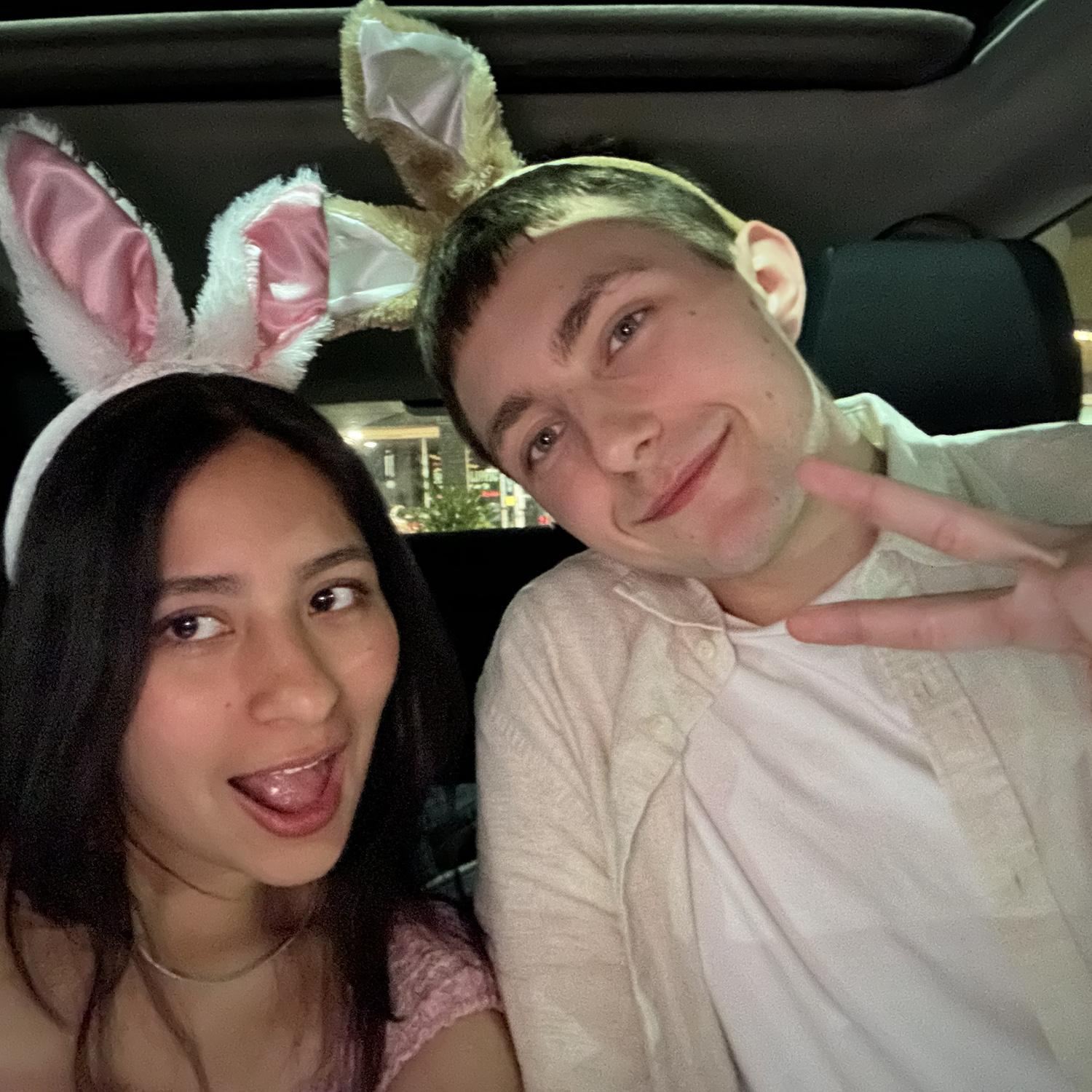 We were bunnies this day haha