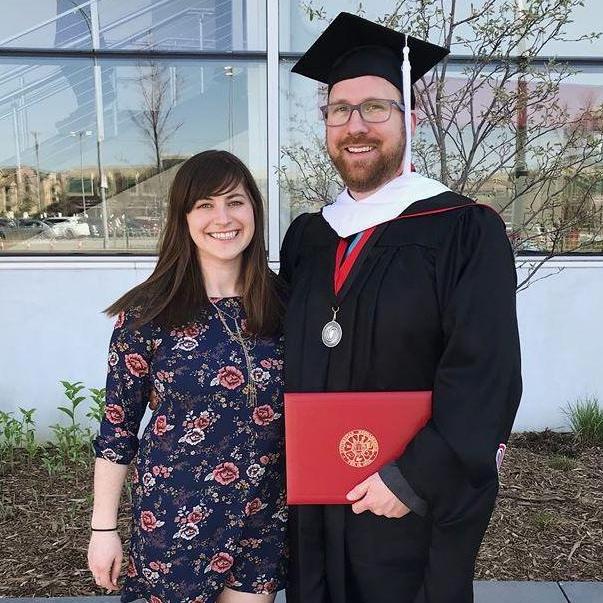 Ryan's Grad School graduation in Omaha just before moving to Seattle. 2018