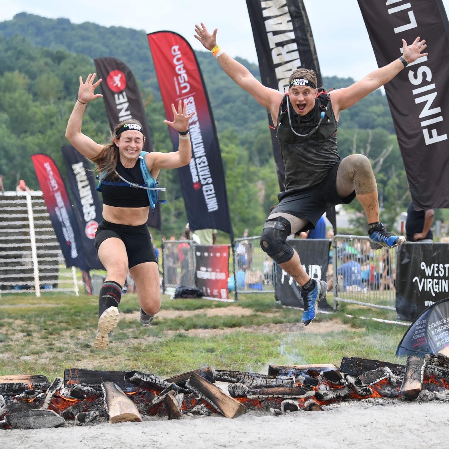 One of many Spartan races together!