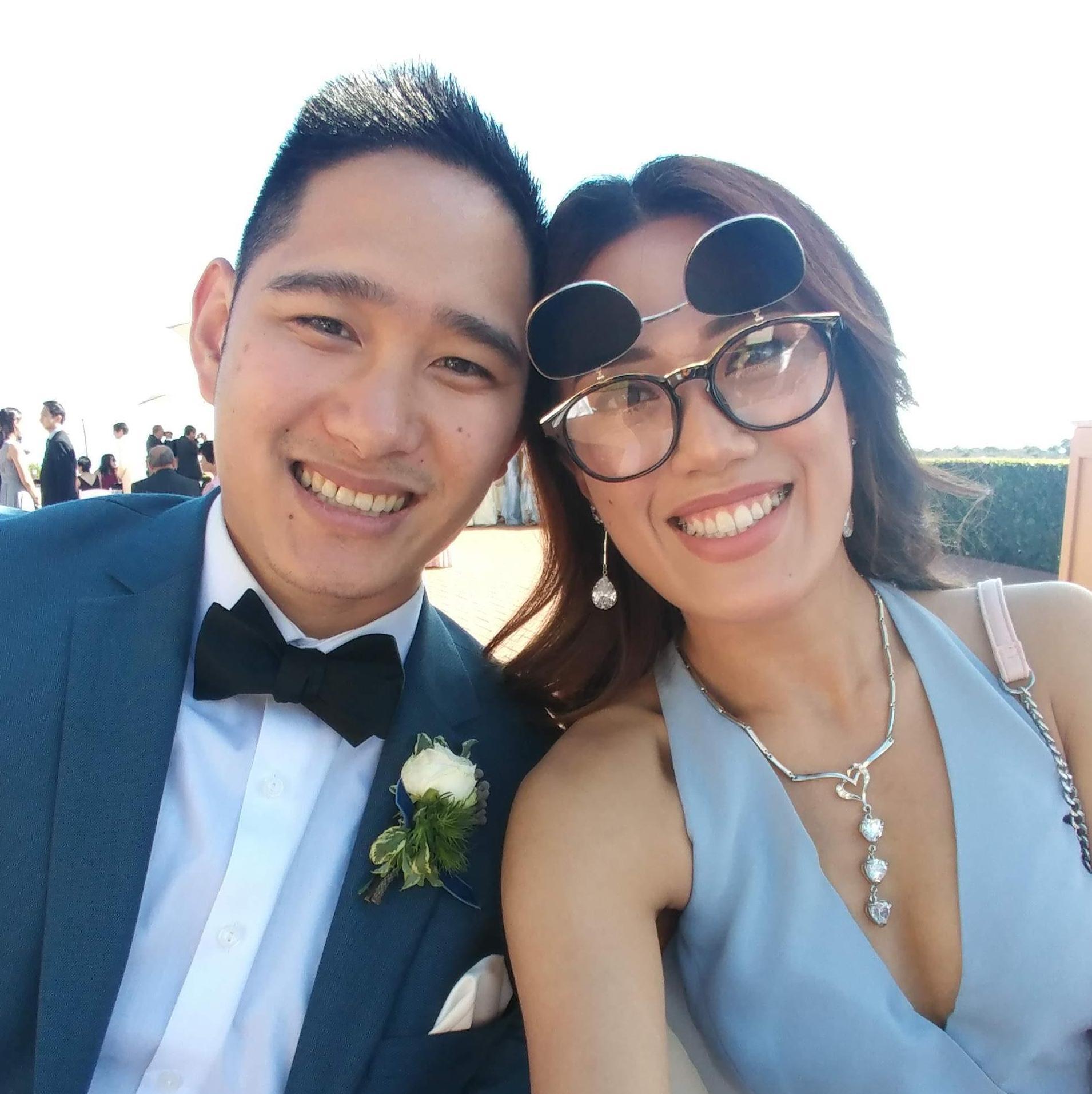 The first wedding we attended together