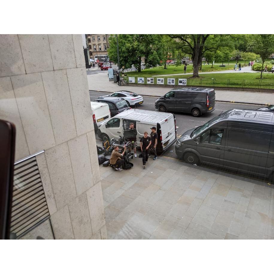 When we arrived there were a ton of film crews wandering around. I had gotten the timing wrong and had made a reservation at 4, we changed it to 6. We found out if we had arrived at 4...