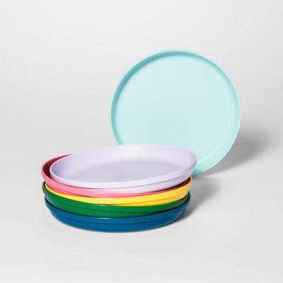 7.3" 6pk Plastic Kids Dinner Plates - Pillowfort&#153;