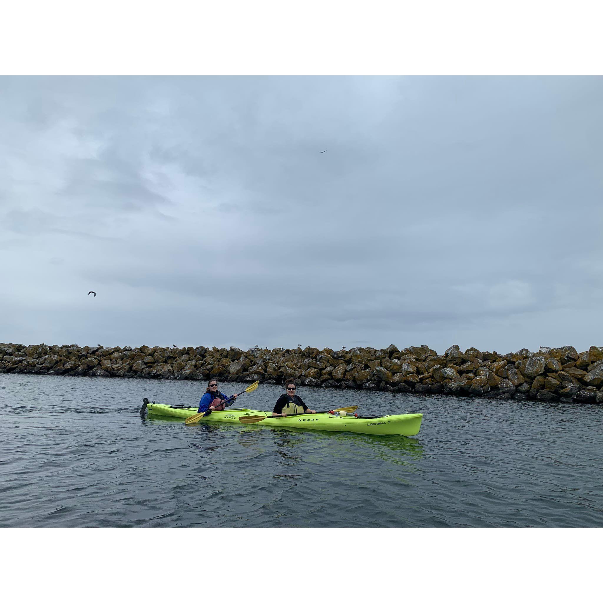 Kayaking in the Ballard Locks