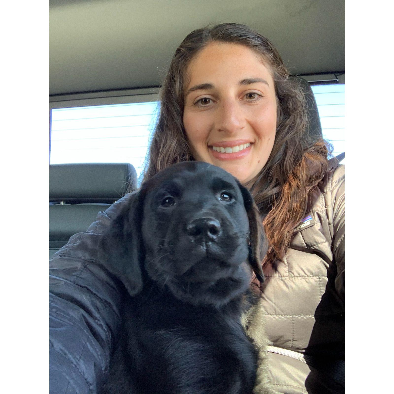 Virginia on the day she got Pete