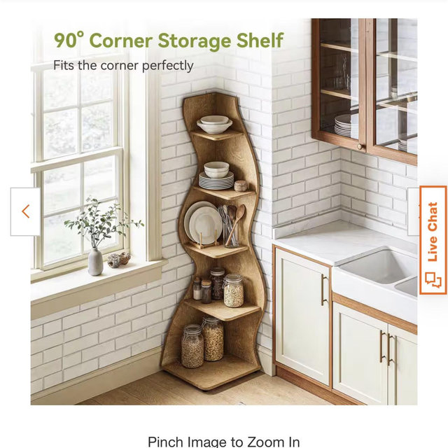 Wavy Bookshelf