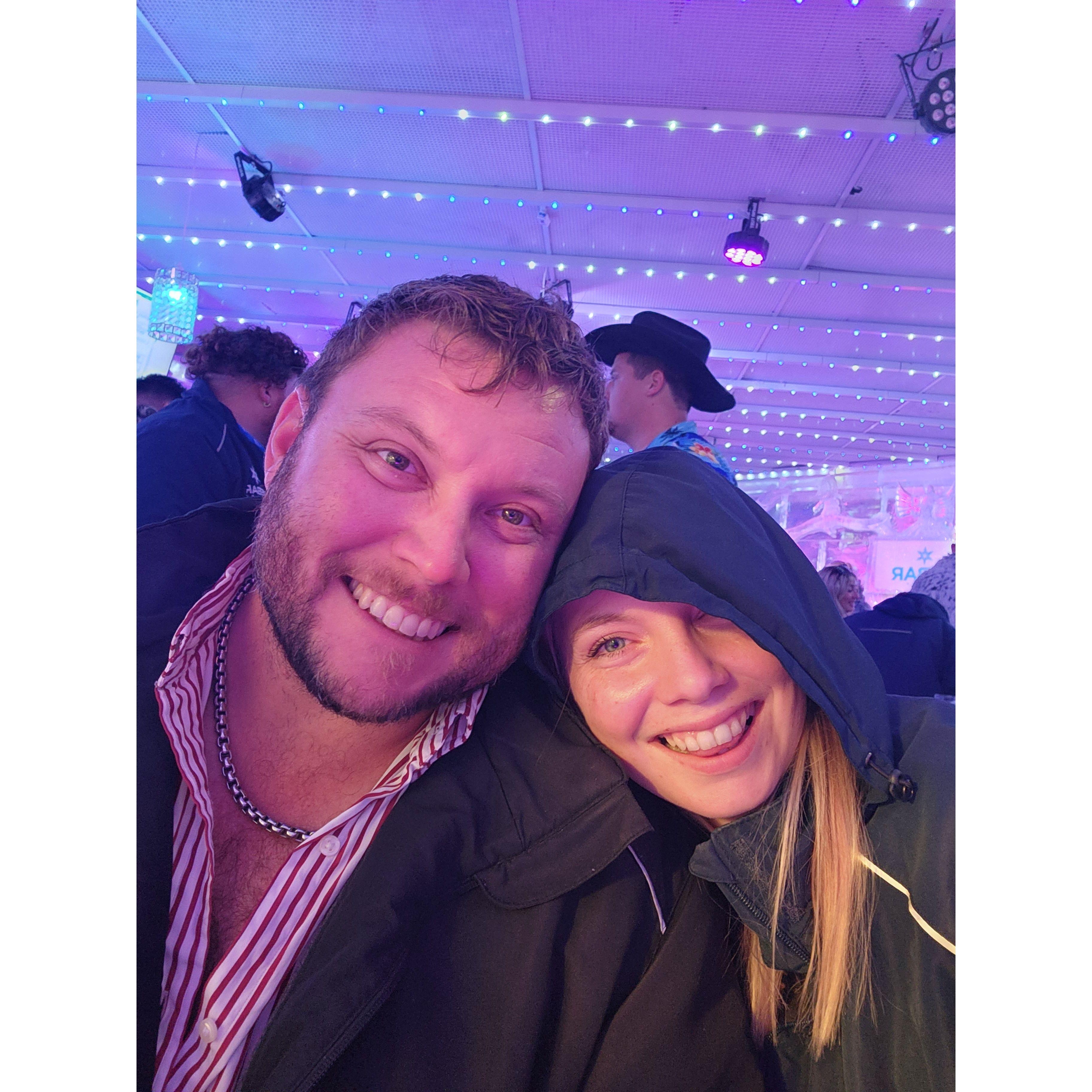 It may have been chilly, but the Ice bar was filled with warm smiles!
